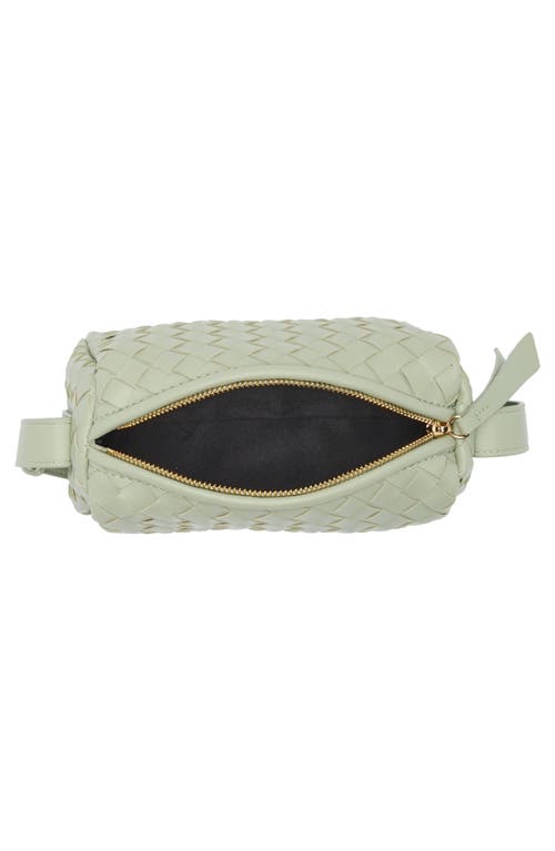 Urban Expressions Handbags Diamond Weave Crossbody Bag In Sage Green