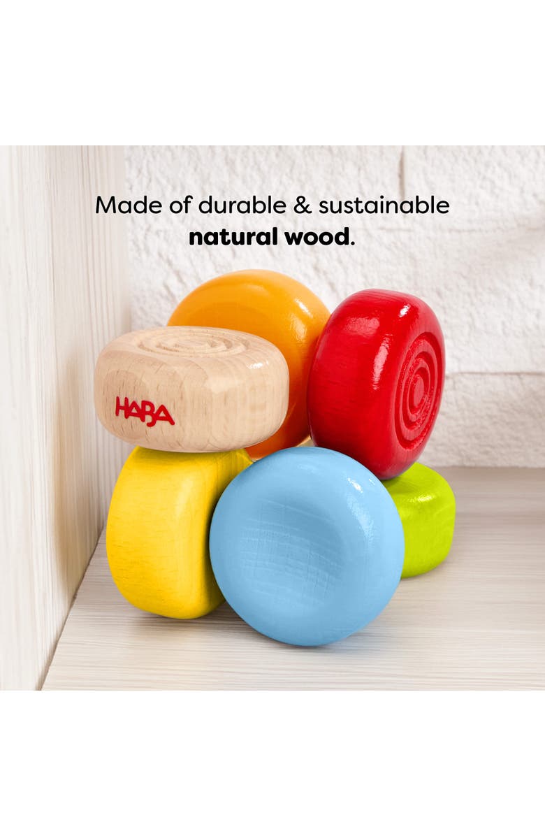 HABA Color Drops Wooden Baby Grasping & Teether Toy, Alternate, color, Multi