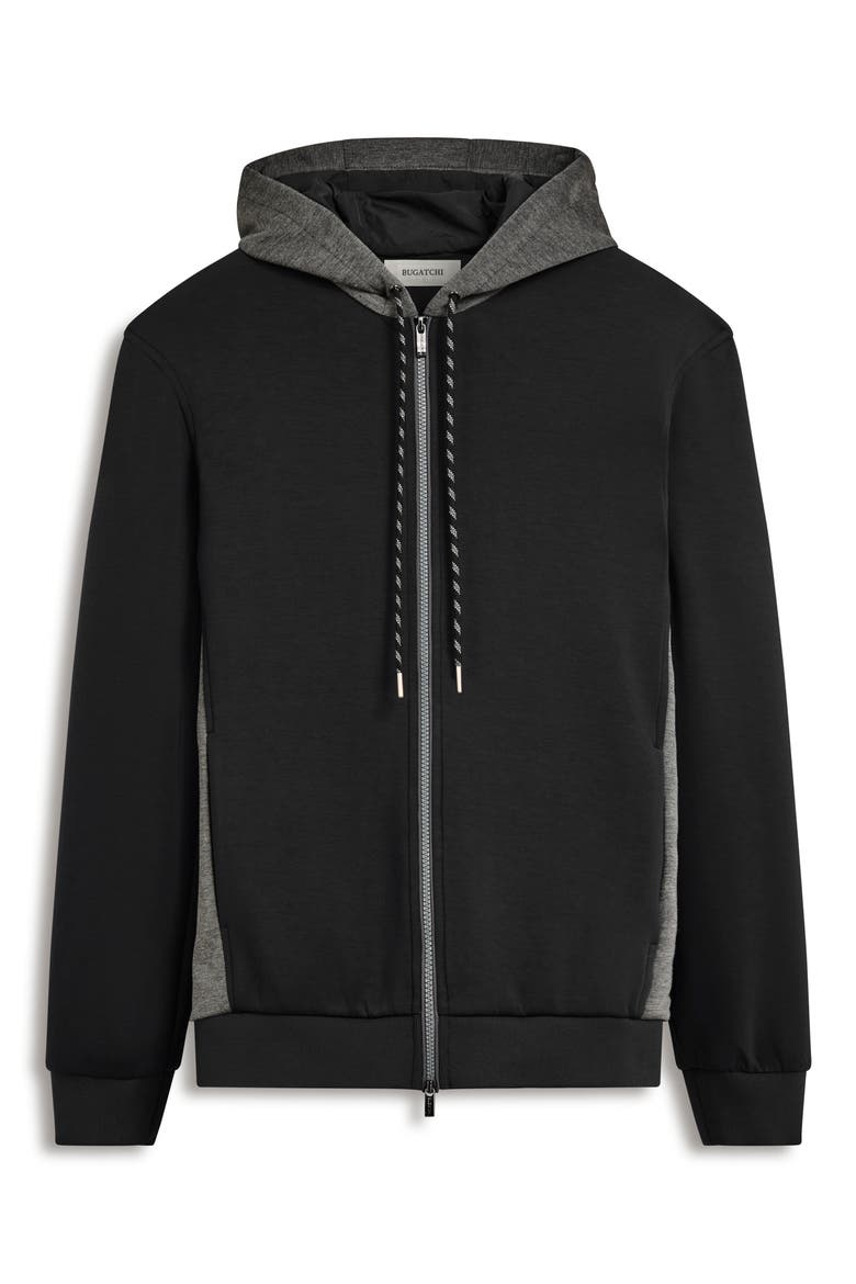 Full Zip Hoodie, Alternate, color, CAVIAR