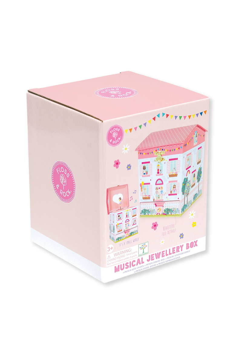 Jewelry Box Doll House, Alternate, color, Pink