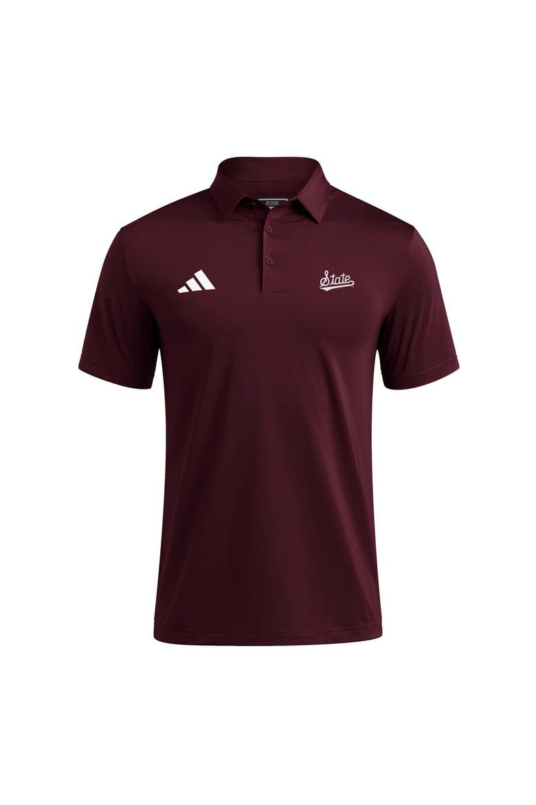 Men's adidas Maroon Mississippi State Bulldogs Ultimate 365 Polo, Alternate, color, Maroon