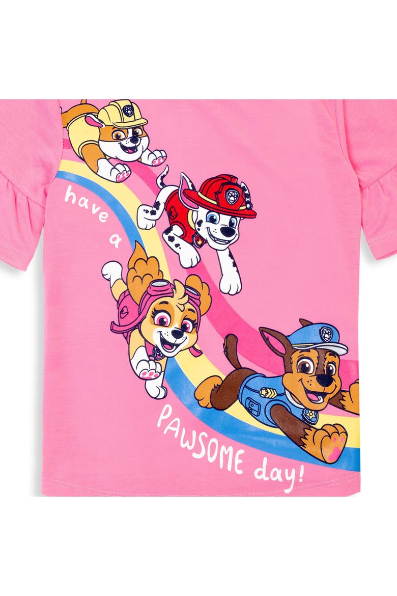 2-Piece T-Shirt and Leggings Set, Alternate, color, Light Pink Light Blue