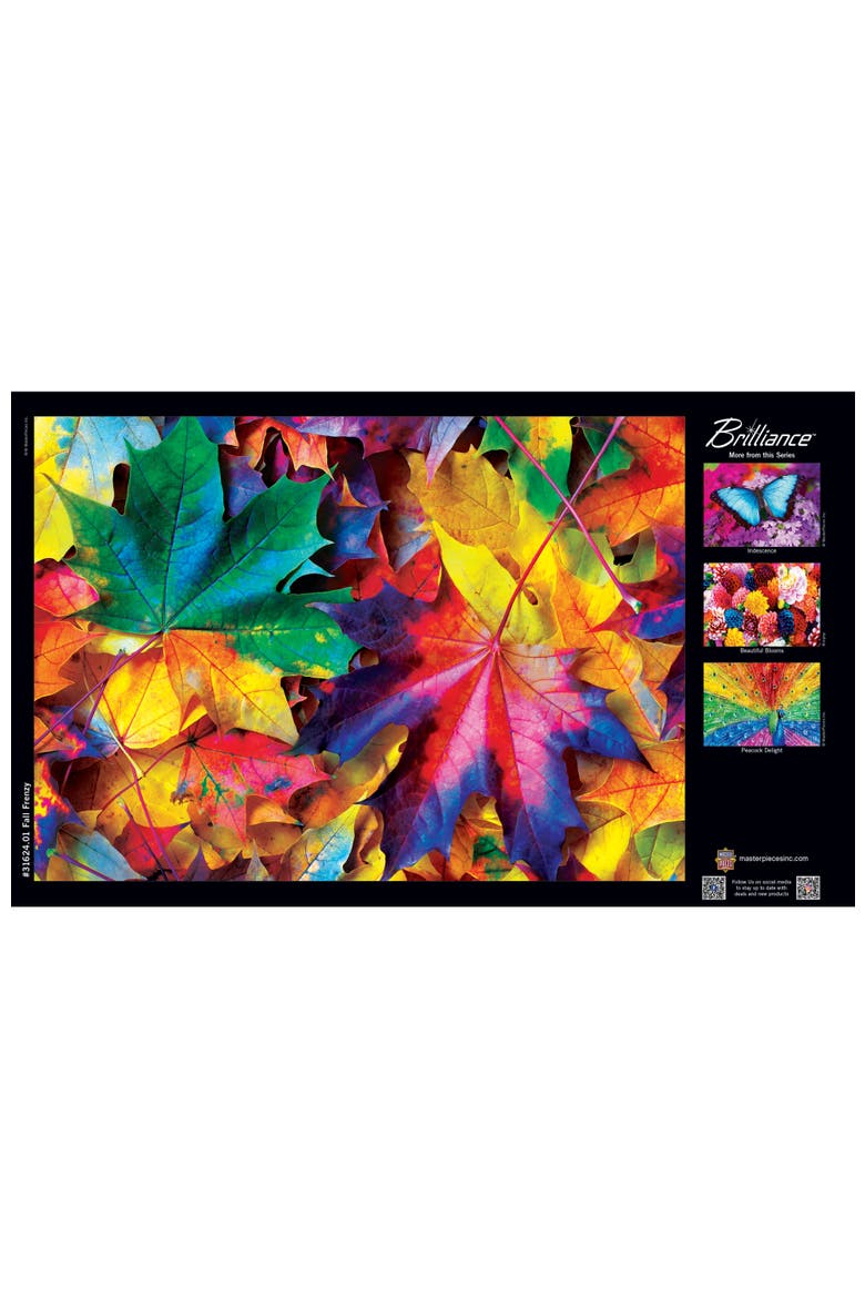 Fall Frenzy 500 Piece Jigsaw Puzzle, Alternate, color, Multicolor