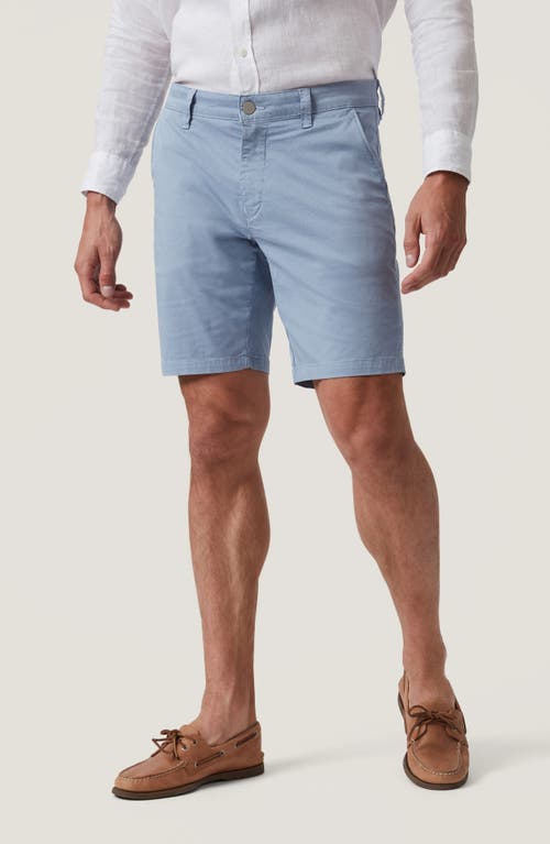 34 Heritage Arizona Slim Fit Blue Tie Print Flat Front Cotton Shorts In Tie Print