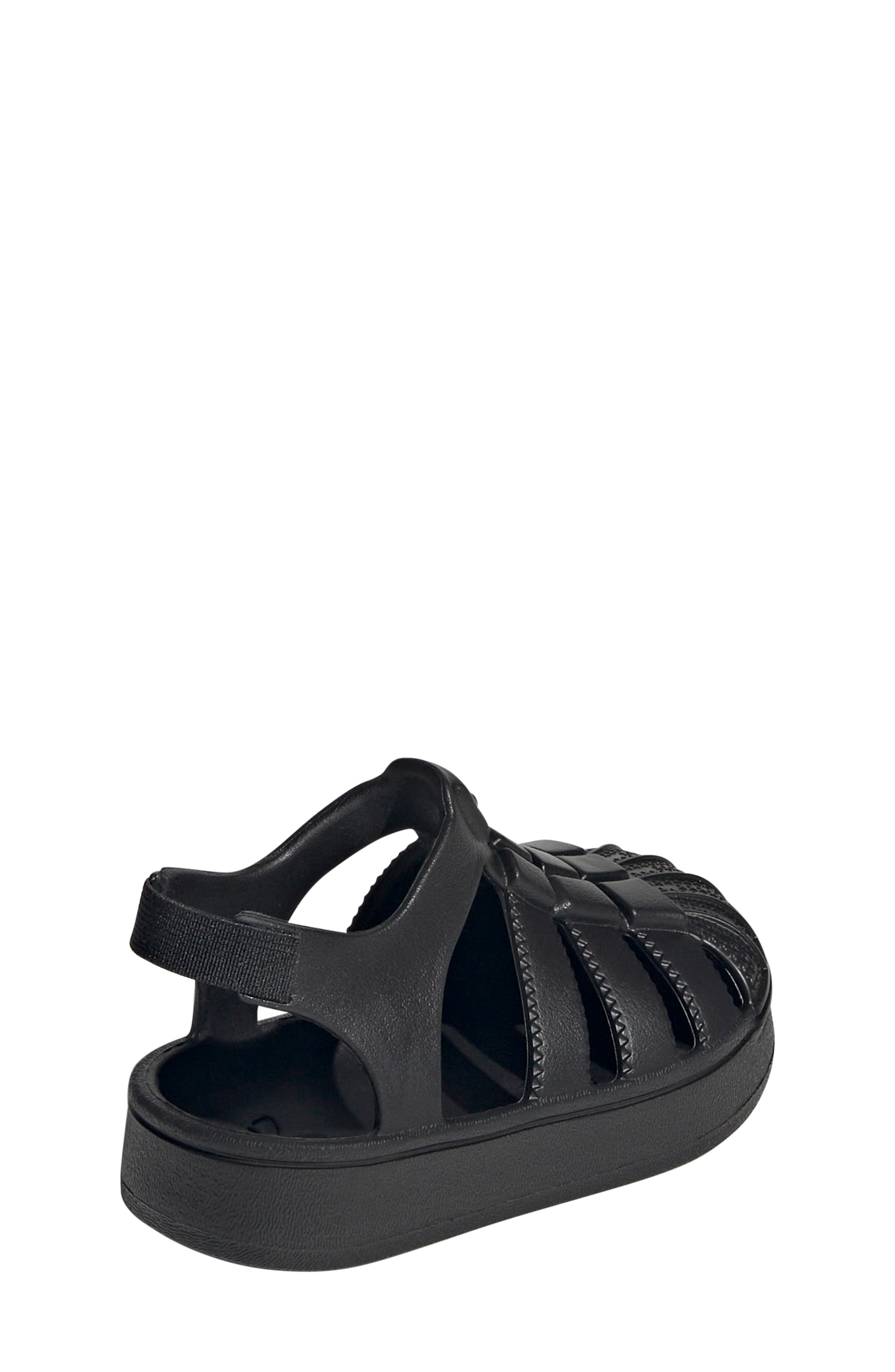 adidas Kids' Superstar Slingback Sandal, Alternate, color, Black/ Black/ Black