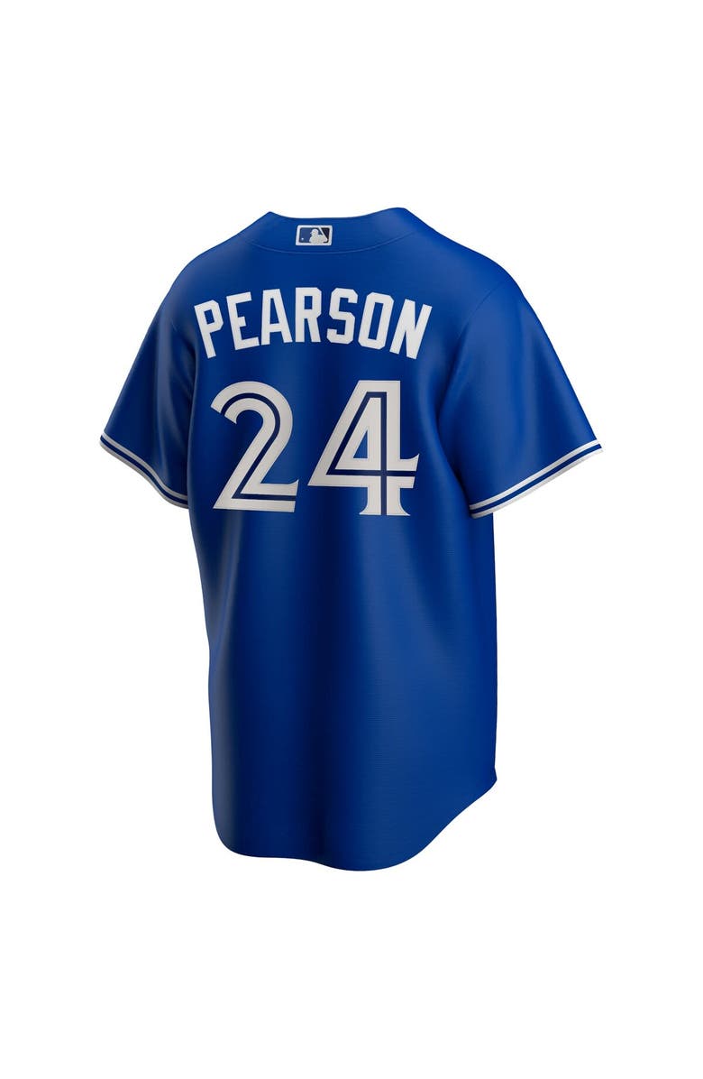 Nike Men's Nike Nate Pearson Royal Toronto Blue Jays Replica Player Name Jersey, Alternate, color, 