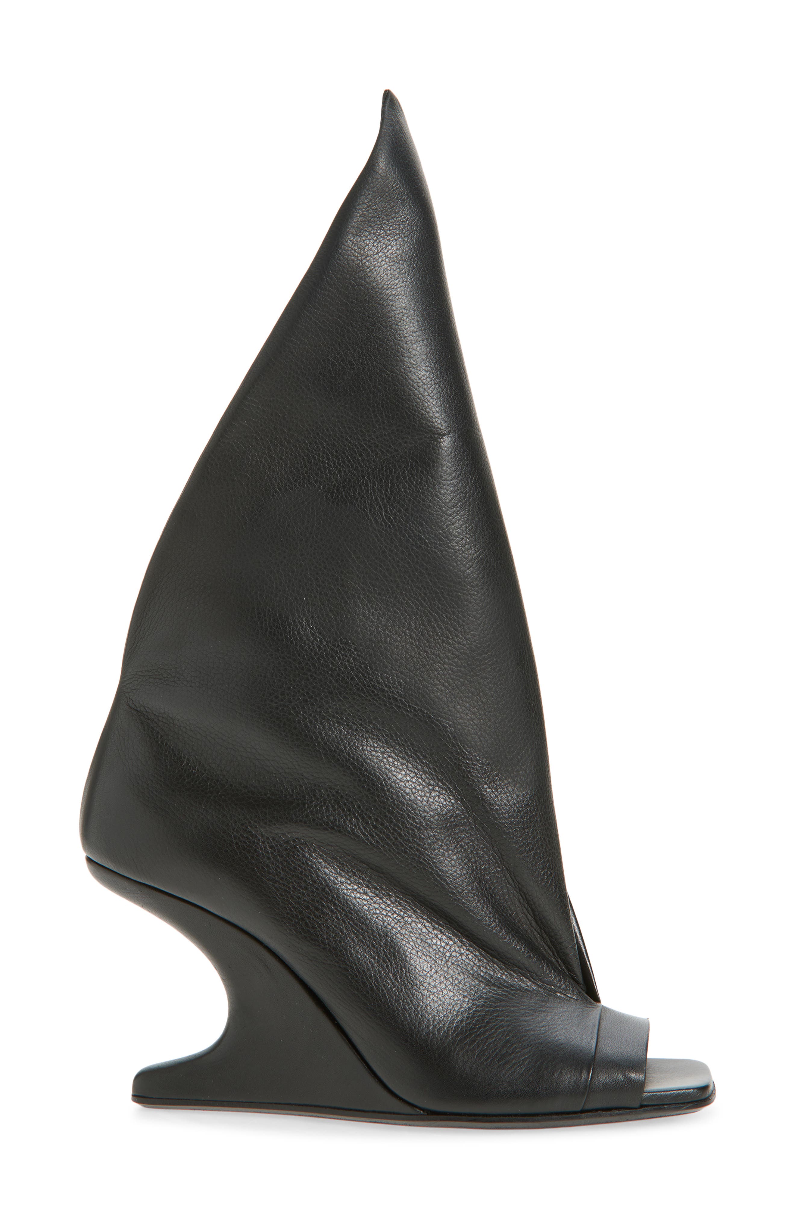 Rick Owens Cantilever Sandal, Alternate, color, Black