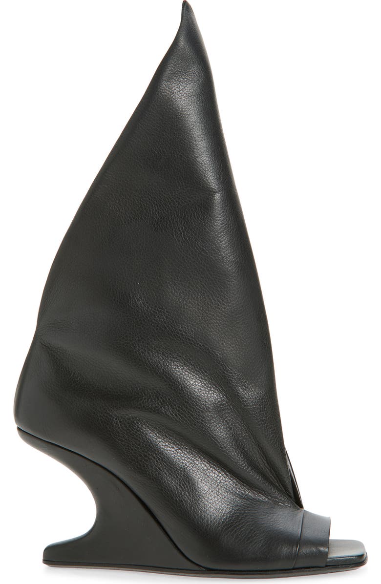 Rick Owens Cantilever Sandal, Alternate, color, Black