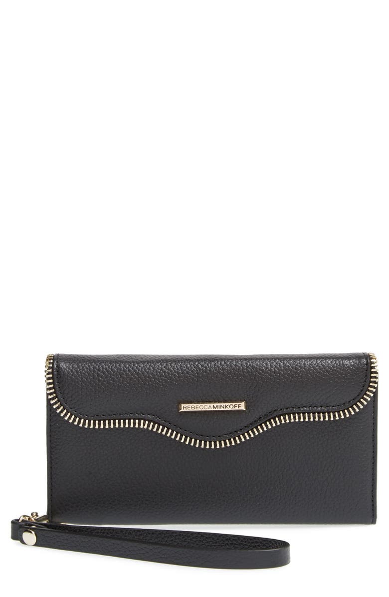 Rebecca Minkoff iPhone 6 Plus & 6s Plus Folio Wristlet, Main, color,