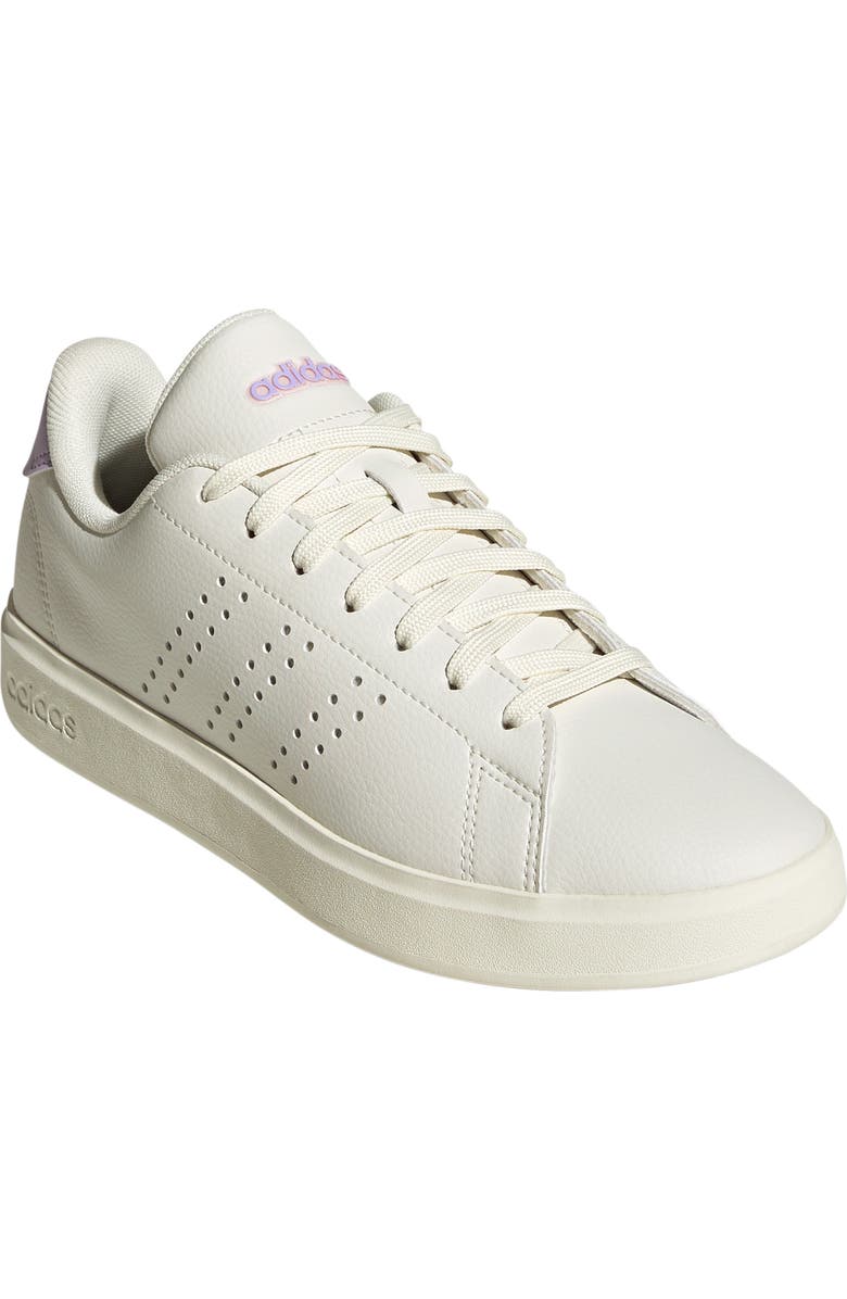 adidas Advantage 2.0 Sneaker, Main, color, Off White/ Off White/ Plum