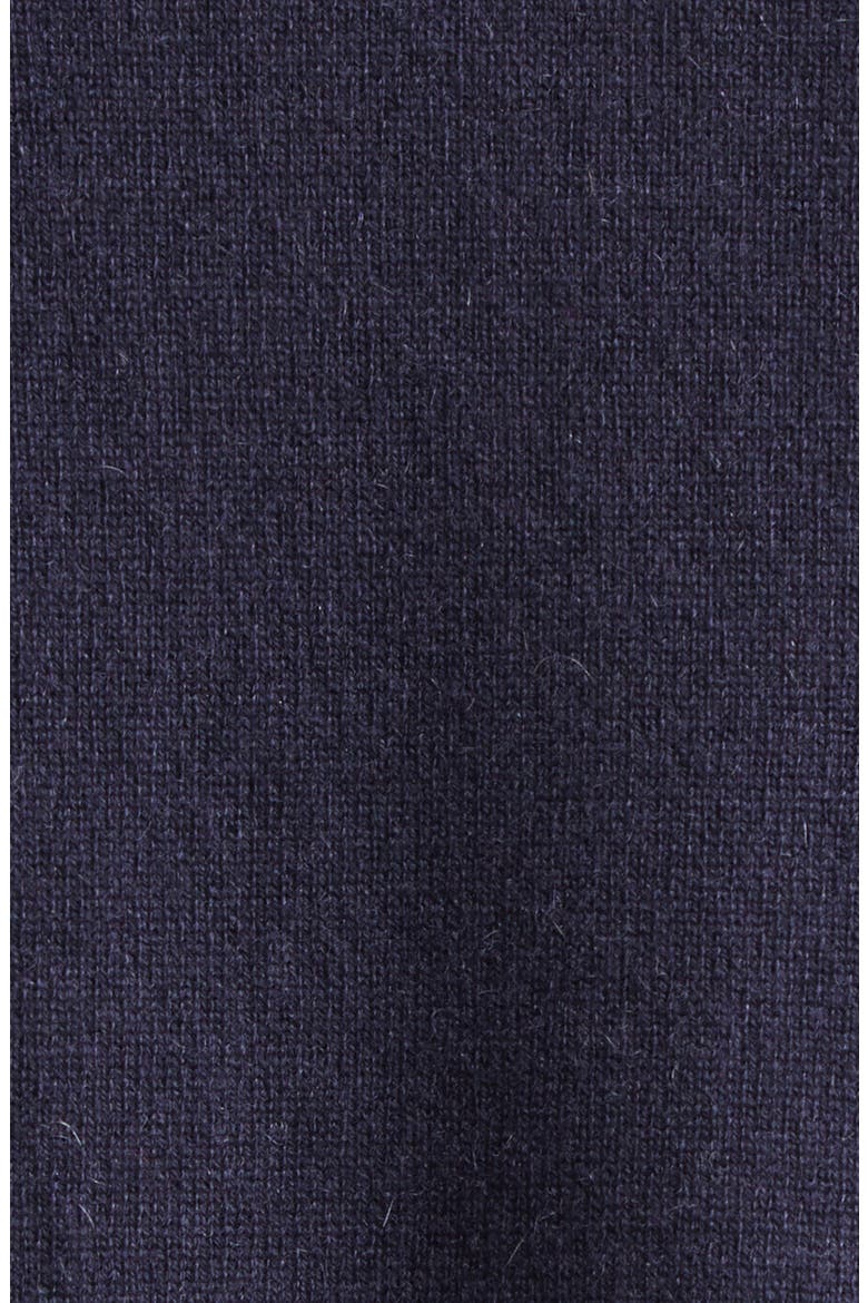 Floral Embroidered Cashmere Sweater, Alternate, color, NAVY