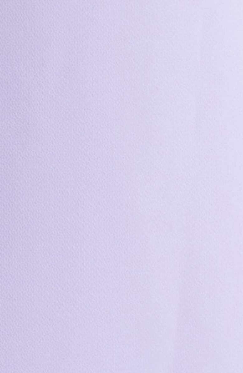 Carolina Herrera Tie Sleeve Stretch Crepe Midi Sheath Dress, Alternate, color, Violeta