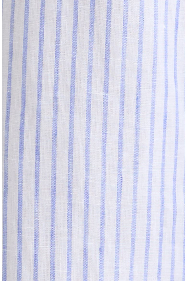 Tyler Wide Leg Linen Pants, Alternate, color, WHITE/CLASSIC BLUE