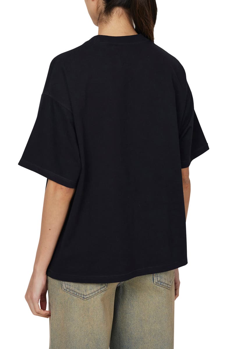 Good For Nothing Funk Oversized  T-shirt, Alternate, color, Black