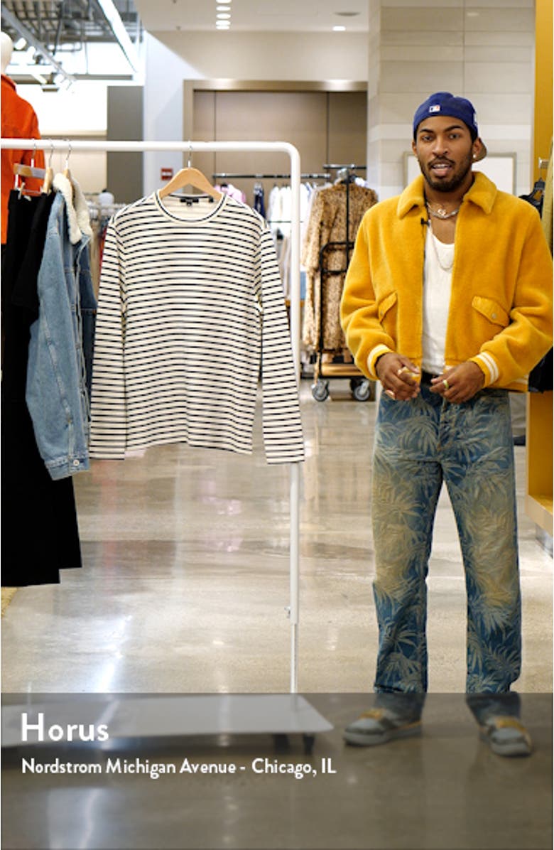 Brenton Stripe Long Sleeve T-Shirt, sales video thumbnail