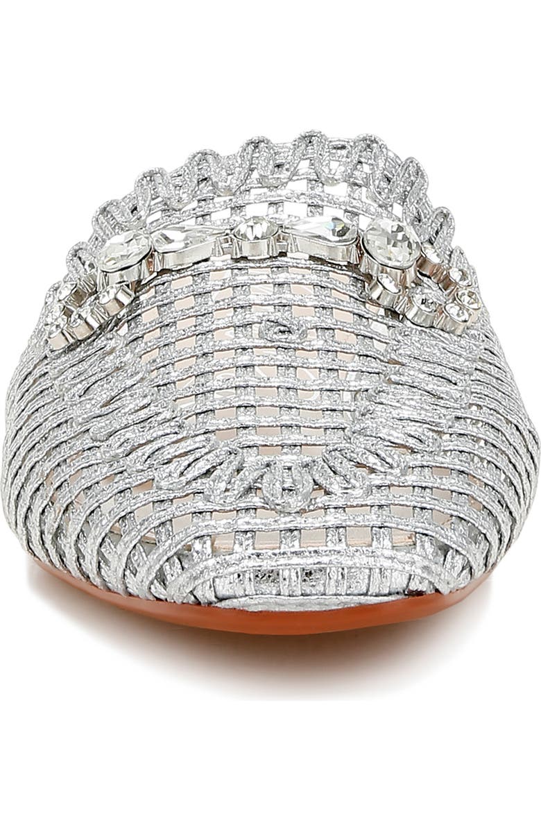 LONDON RAG Roboma Crystal Embellished Mule, Alternate, color, Silver