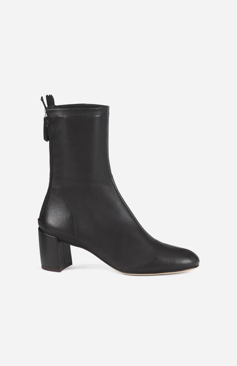Lynn Stretch Ankle Boot with Heel