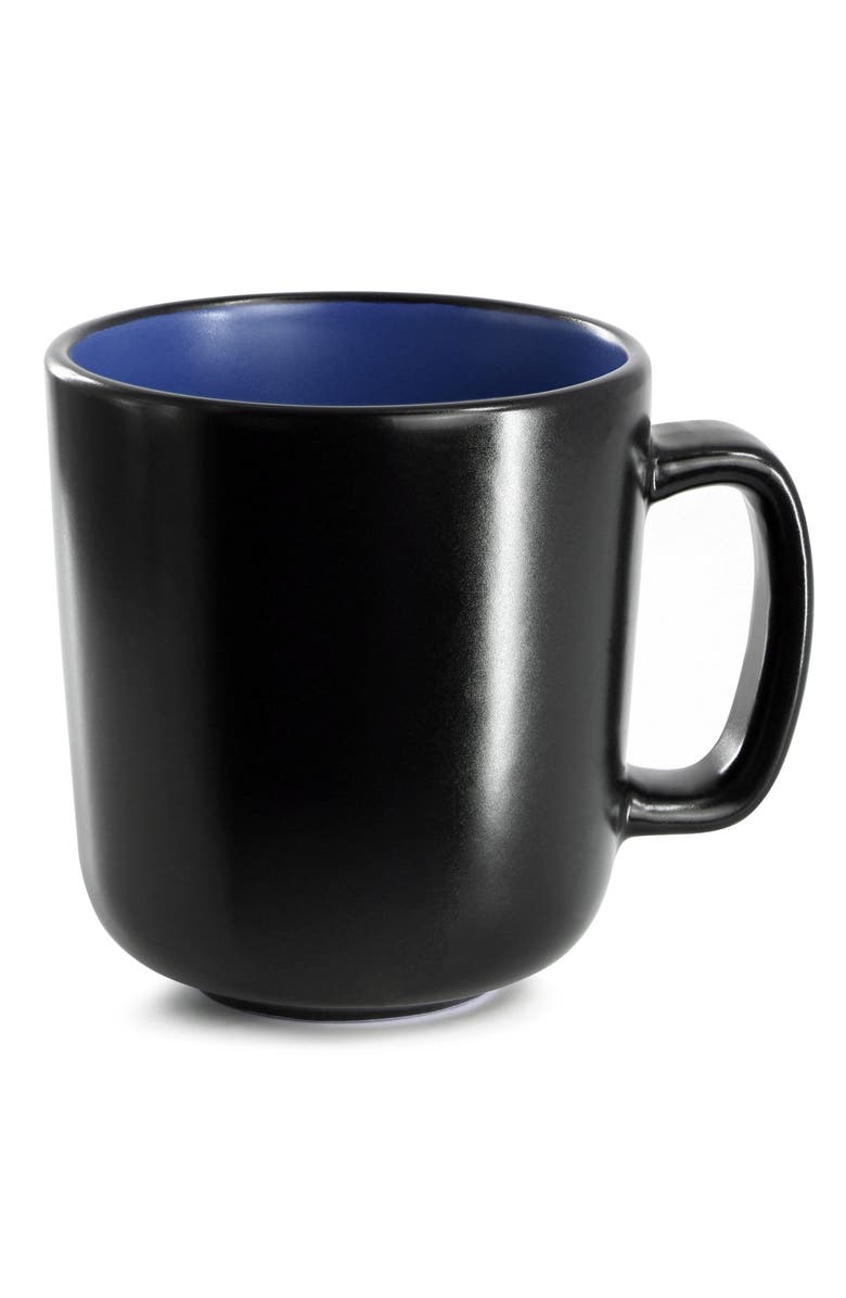 Elama Bacarra 16 Piece Stoneware Dinnerware Set, Alternate, color, Blue