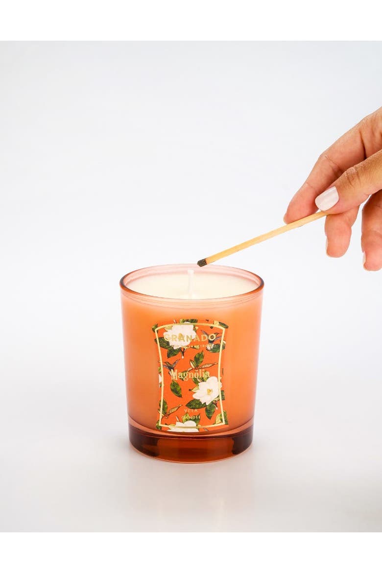 Magnólia Scented Candle, Alternate, color, Clear