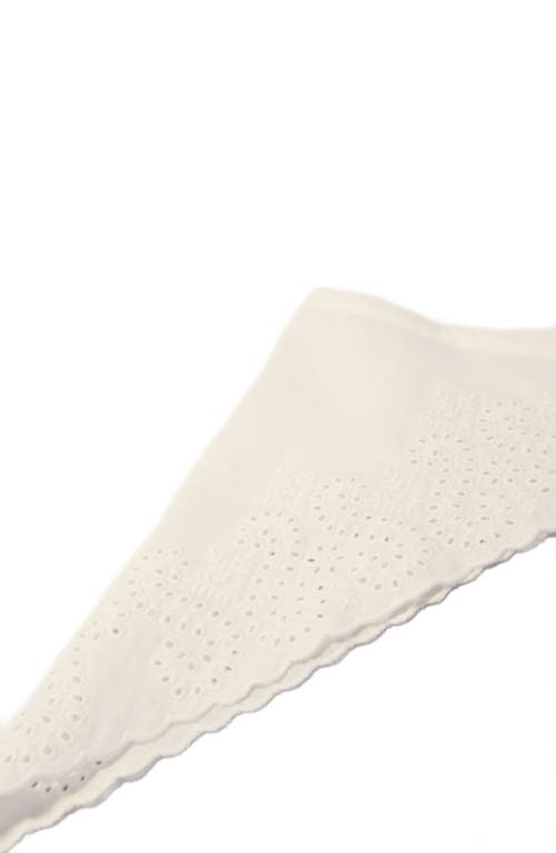 Maje Triangle Tie Scarf In White