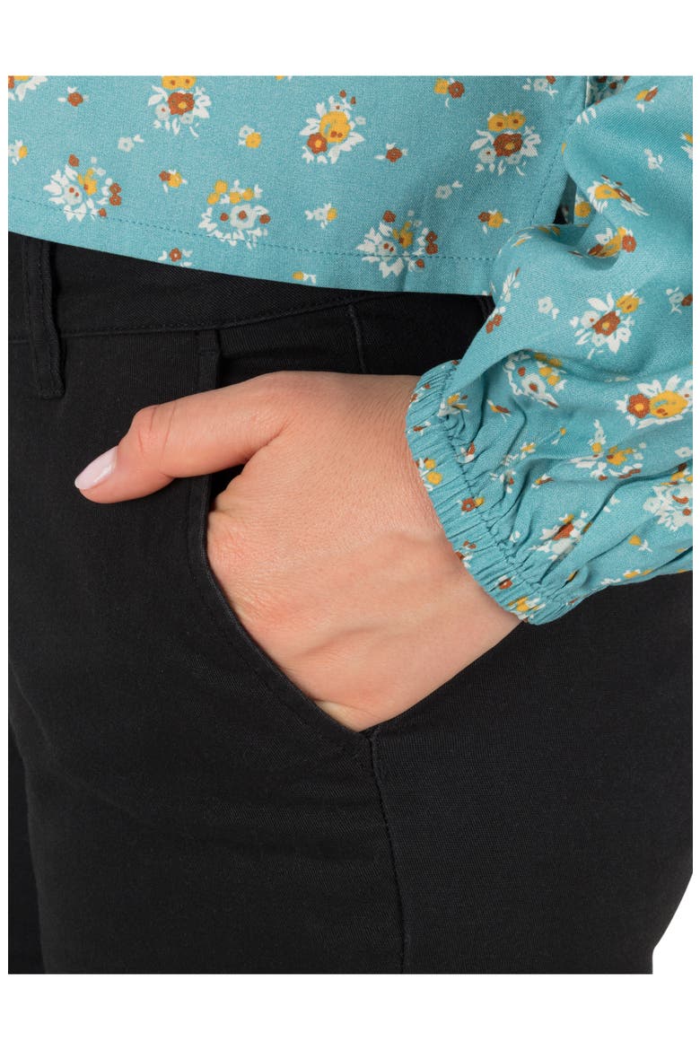 Dreamland Floral Long Sleeve Rayon Top, Alternate, color, REEF WATERS