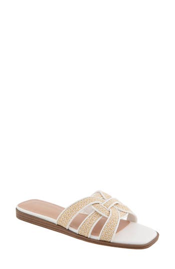 Bcbgeneration Meltem Slide Sandal In Natural