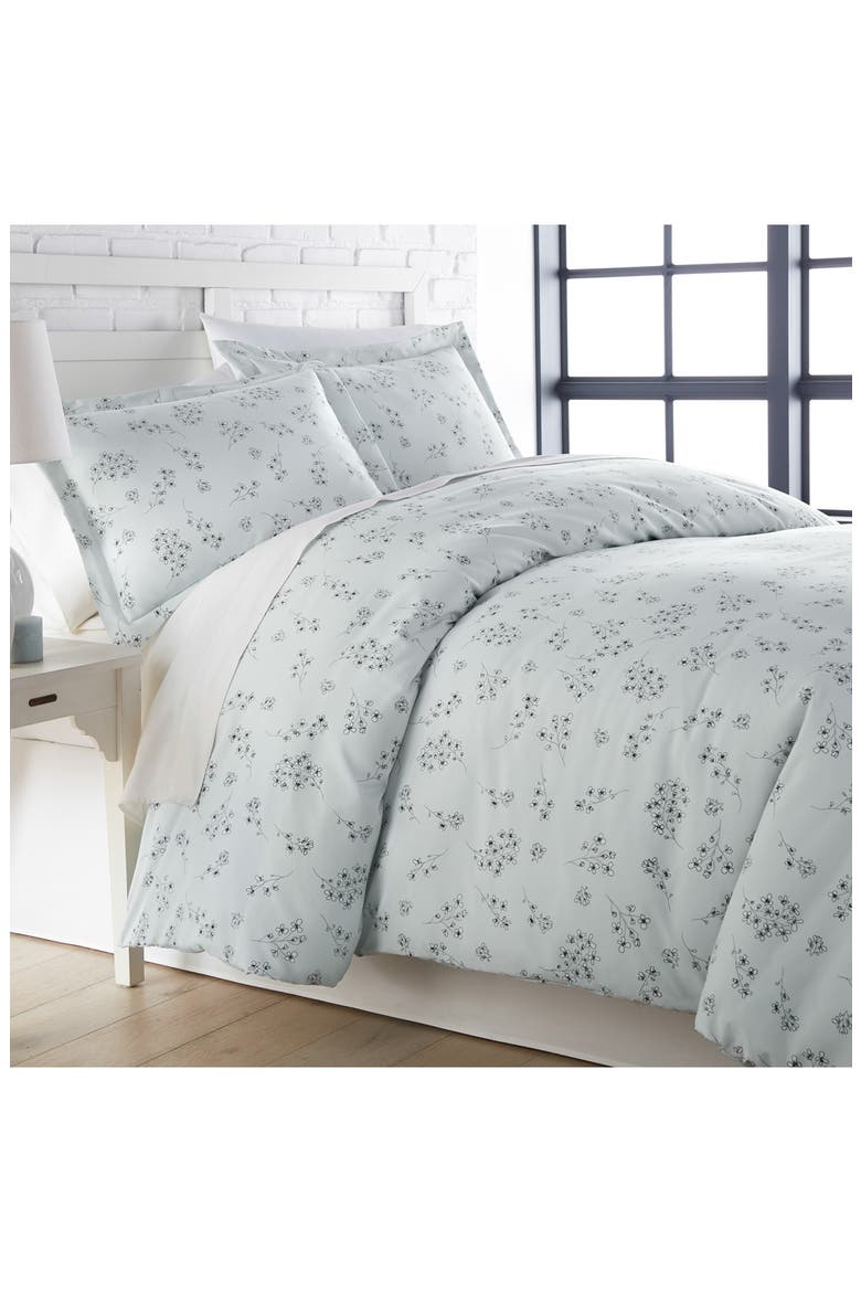 Sweet Florals Comforter Set, Main, color, BLUE