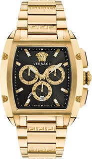 Versace Dominus Chronograph Bracelet Watch, 42mm