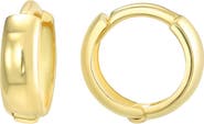 CANDELA JEWELRY 14K Gold 10mm Huggie Hoop Earrings