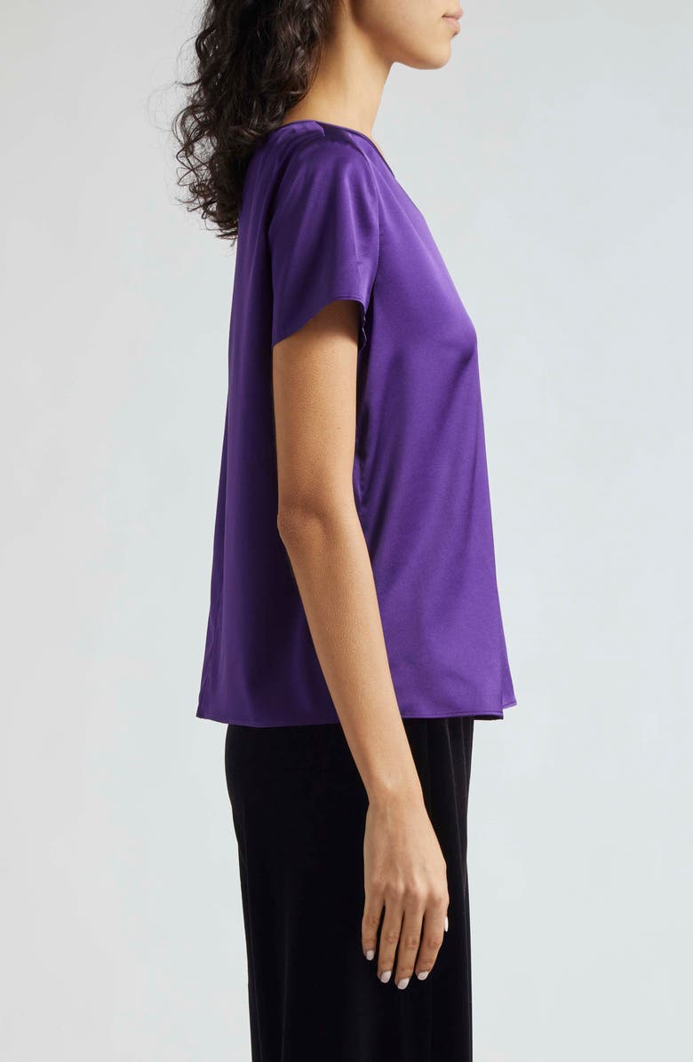 Emporio Armani Silk Satin T-Shirt, Alternate, color, 