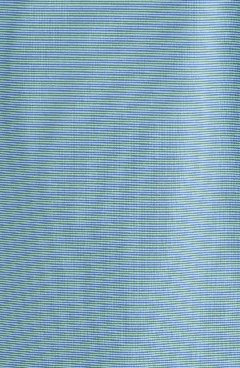 Peter Millar Jubilee Summer Comfort Performance Jersey Polo, Alternate, color, Bali Blue / Fresh Mint