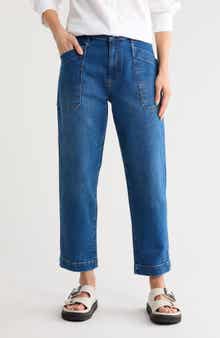 Yuko High Waist Tapered Leg Jeans