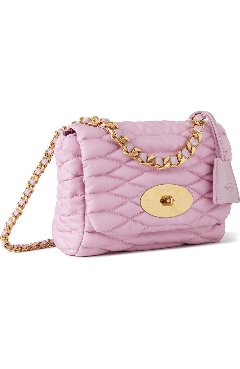 Mulberry Lily Quilted ECONYL<sup>®</sup> Nylon Shoulder Bag, Alternate, color,