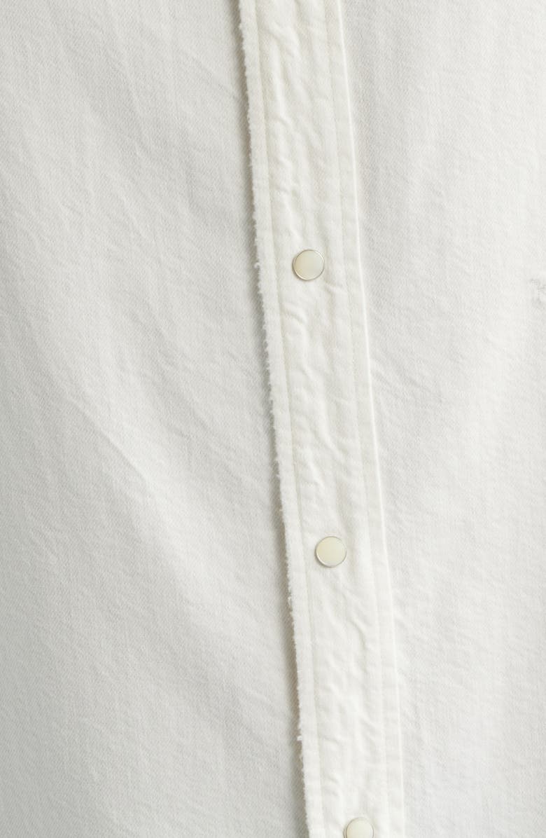 FRAME Relaxed Denim Button-Up Shirt, Alternate, color, Off White