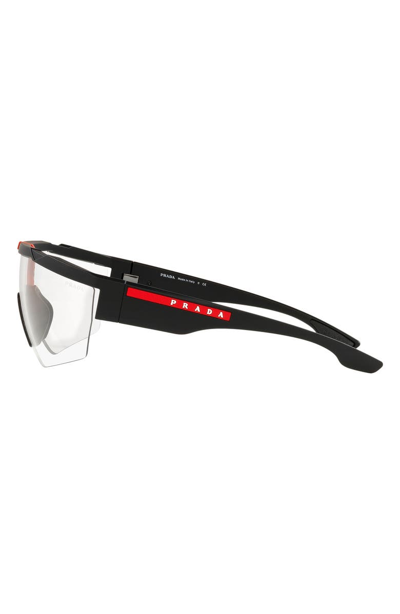 Prada Linea Rossa Shield Sunglasses, Alternate, color,