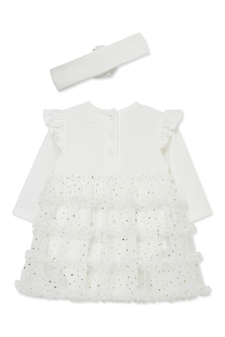 Kids' Star Shine Tutu Bodysuit Dress & Headband Set, Alternate, color, IVORY
