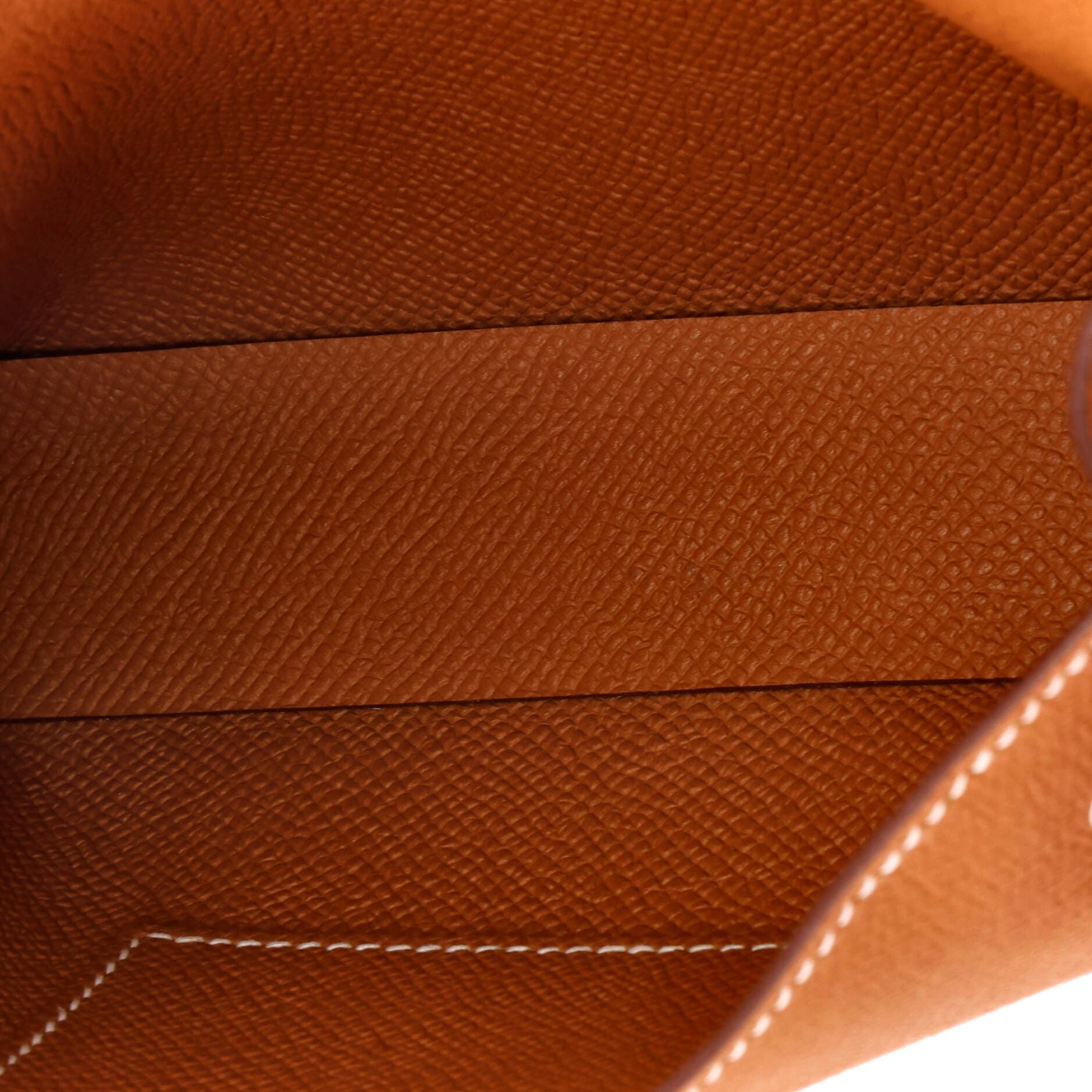 Pre-Owned Hermes Hermesnap Wallet Bag Epsom, Alternate, color, Gold