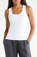 Theory Scoop Neck Ribbed Tank