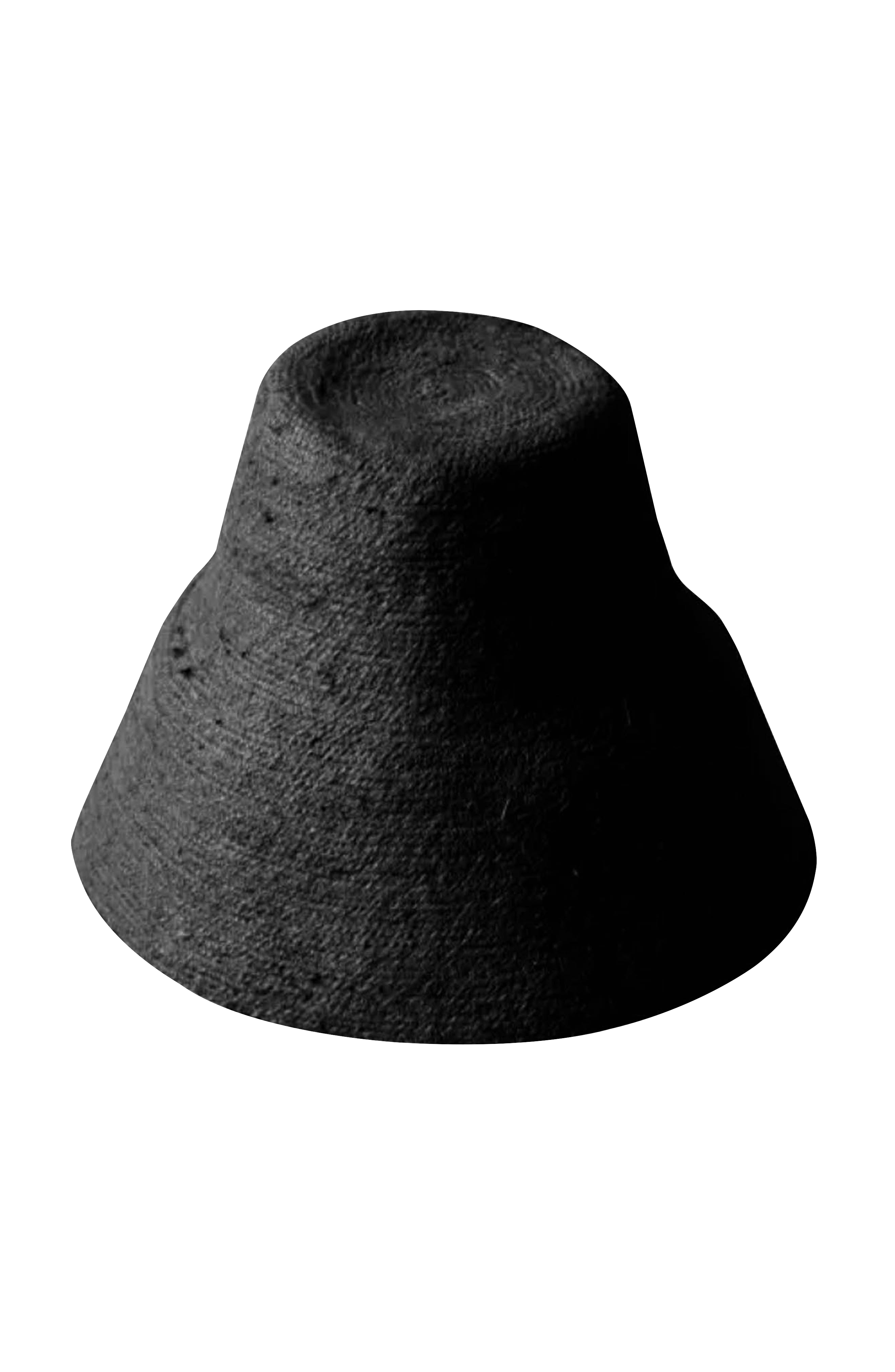 Brunna.co The Naomi  Jute  Straw Hat In Black