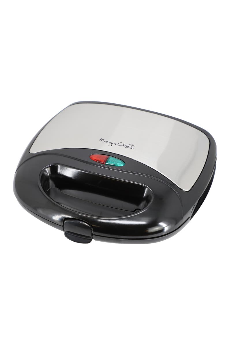 Electric Compact Aluminum Nonstick Sandwich Maker in Black, Alternate, color, Black