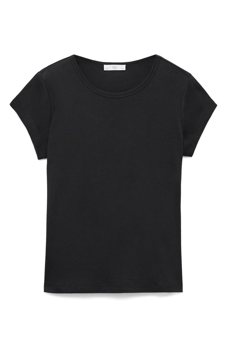 MANGO Crewneck Cotton T-Shirt, Alternate, color, 