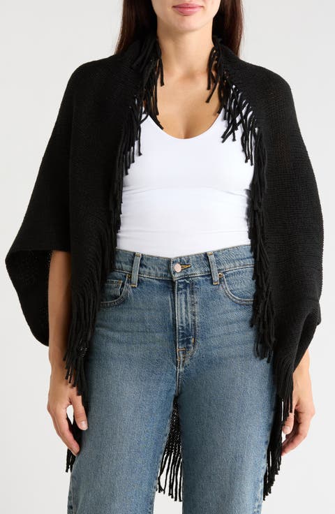 Fringe Swim Cover-Up Topper