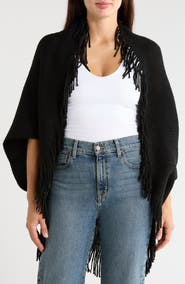 Steve Madden Fringe Swim Cover-Up Topper