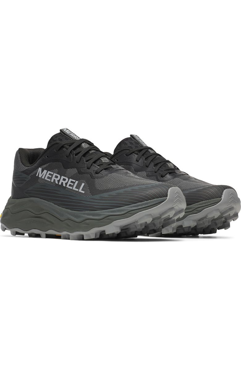 Merrell Agility Peak 6 Trail Running Shoe, Main, color, Black 2