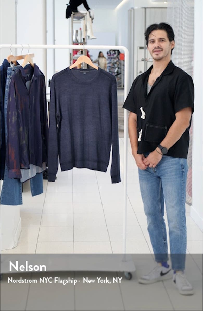 Chase Merino Wool Blend Long Sleeve T-Shirt, sales video thumbnail