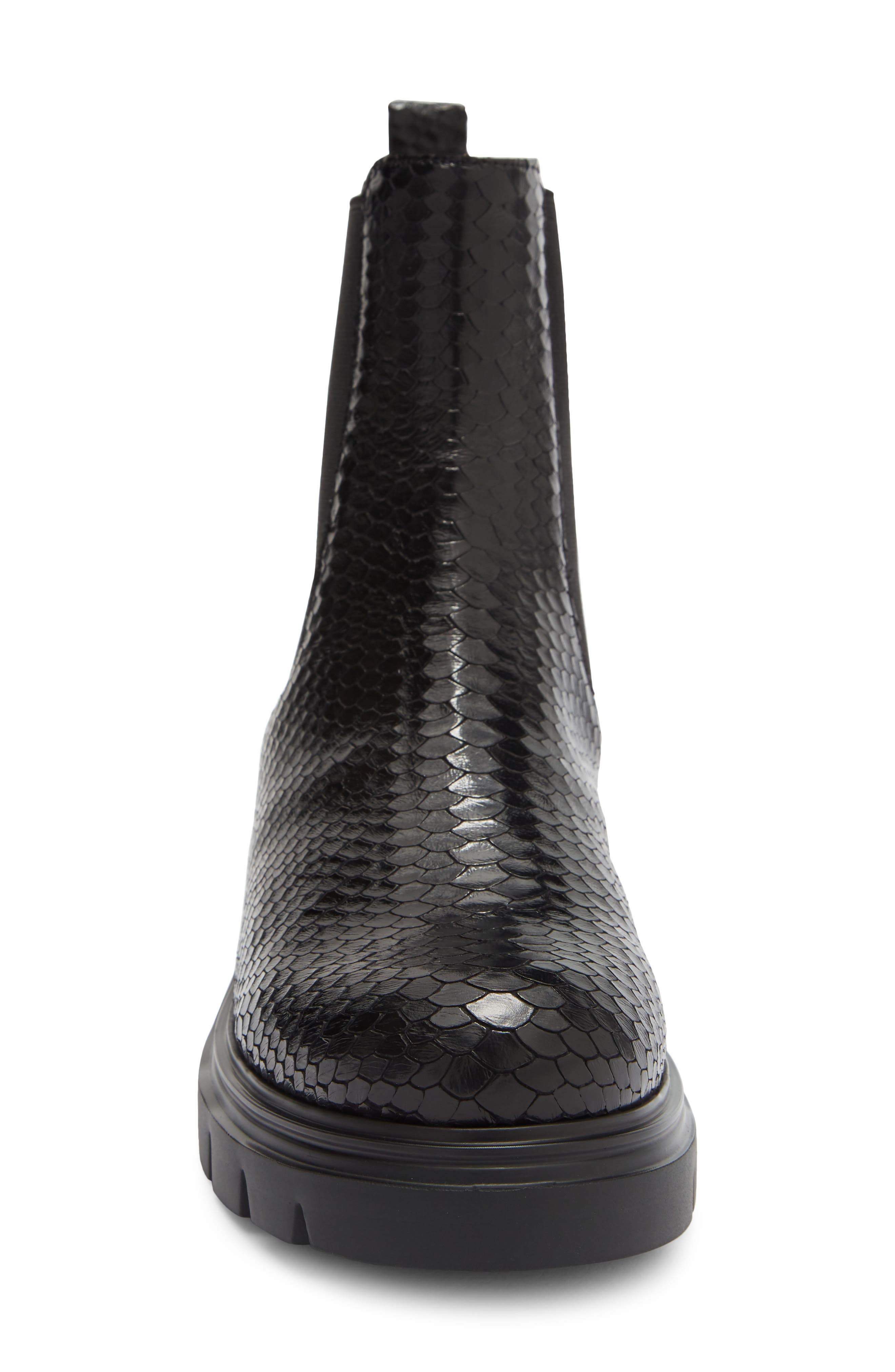 Lug Sole Leather Boot, Alternate, color, DOLMEN NEGRO