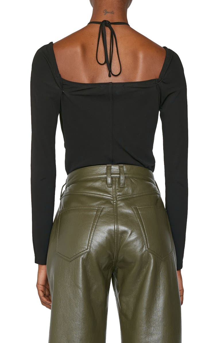 FRAME Strappy Halter Neck Cutout Top, Alternate, color, 