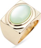 Nordstrom Wide Oval Resin Signet Ring