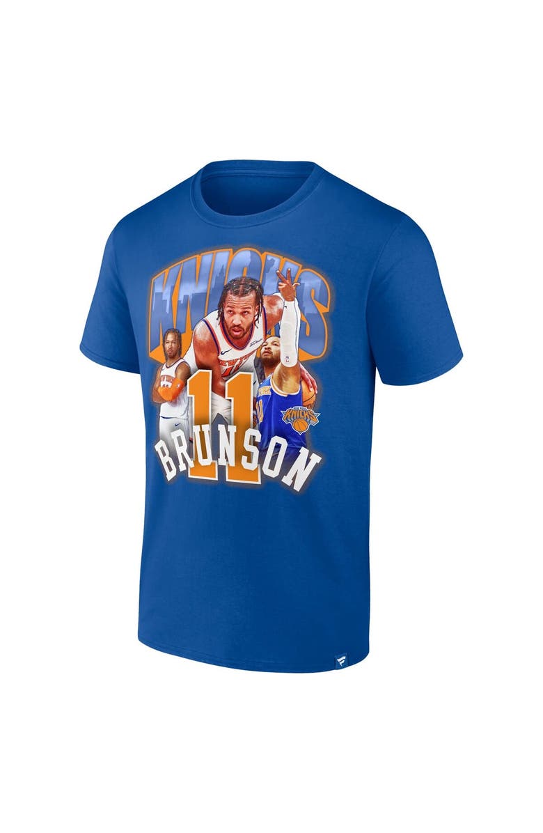 FANATICS Men's Fanatics Jalen Brunson Blue New York Knicks Notorious 4.0 T-Shirt, Alternate, color, Blue