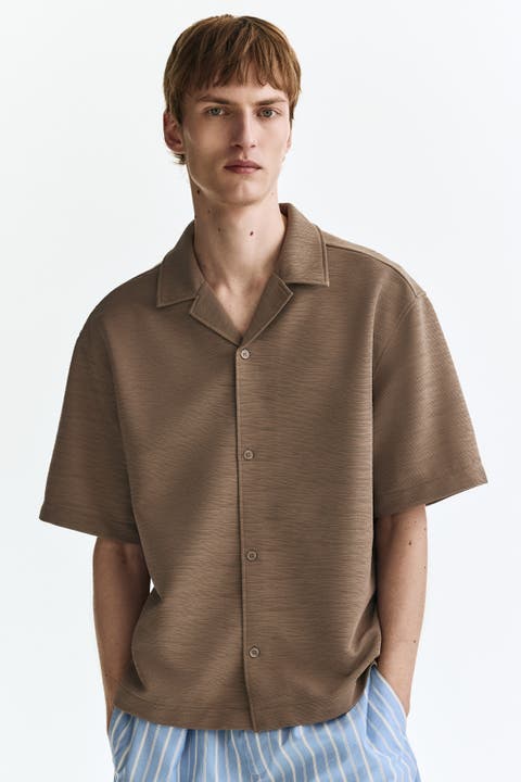 Loose-fit resort shirt